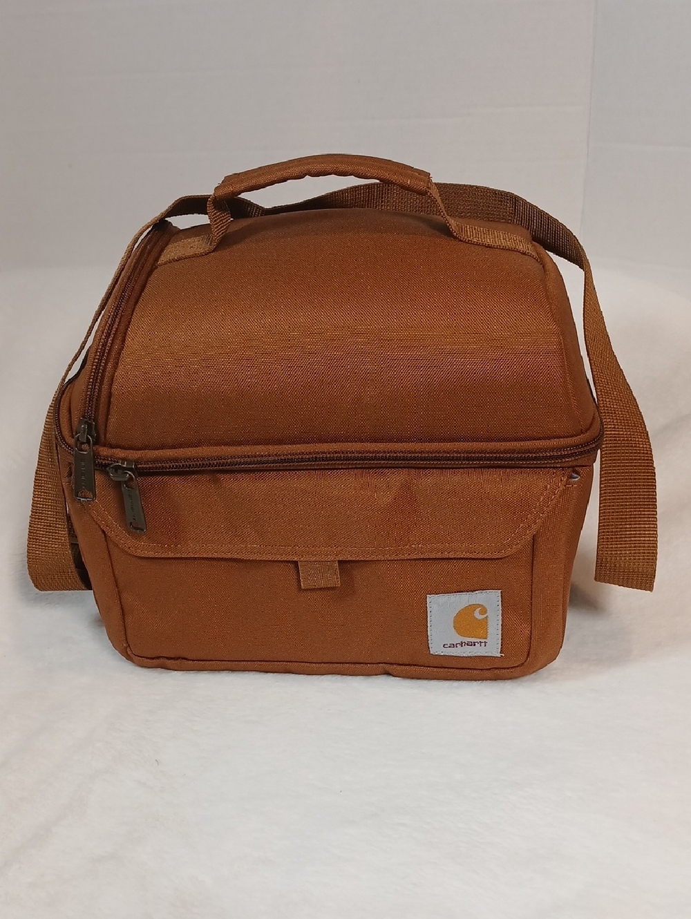 Carhartt Brown Canvas Lunch/Utility Bag with Shoulder Strap Unisex